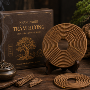 Nhang Vòng Trầm Hương 12 năm loại thường – 40 khoanh